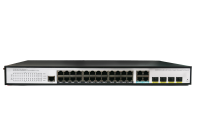 Коммутатор XVI SWP3124, L2, 24 PoE 10/100/1000, 4 Combo 100/1000, Console, 400Вт, 64Gbps, 8K MAC