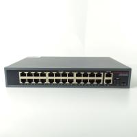 Коммутатор XVI SWP3224, L2, 24 PoE 10/100/1000, 2UpLink, 1 SFP, 300Вт, 54Gbps, 8K MAC