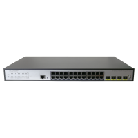 Коммутатор XVI SWP4124, L3, 24 PoE 10/100/1000, 4 SFP 10G0, Console, 400Вт, 256Gbps, 16K MAC