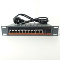 Коммутатор XVI SWP3608, 8 PoE 10/100, 2UpLink, 1SFP, 120Вт, 7,8Gbps, 2K MAC