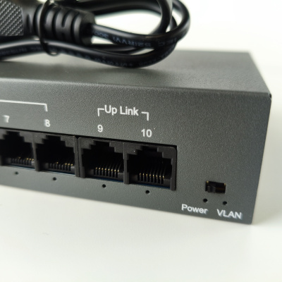 Коммутатор XVI SWP3508, 8 PoE 10/100, 120Вт, 5,6Gbps, 2K MAC