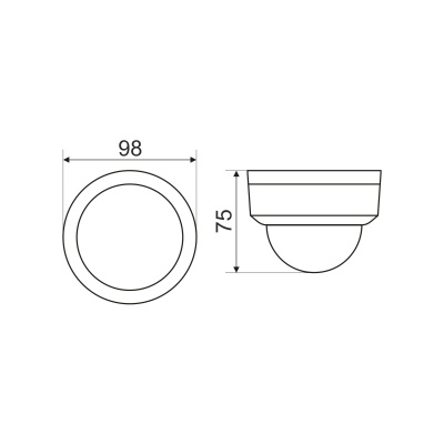 Аналоговая AHD камера видеонаблюдения XVI XC9224ZM 1Мп, вариоф. объект. OSDменю, 1000ТВЛ