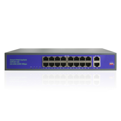 PoE Коммутатор XVI SWP1016M передняя часть