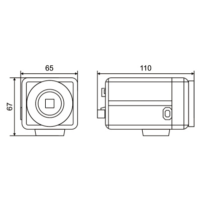 Стандартная IP камера XVI BI8401P, 8Мп, без объектива, PoE+12В