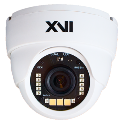 Купольная IP камера XVI XI59010C 2.8мм, 5Мп, 12В, микрофон, двойная подсветка