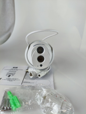 Антивандальная IP камера XVI VI5304CAP, 5Мп, фикс.объектив, встр.мкрф, PoE+12В, ИК подсветка