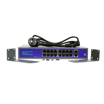 PoE Коммутатор XVI SWP1016M общий вид